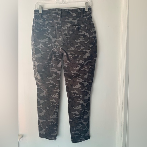 Banana Republic Green and Gray Cargo Camo Pants - Picture 3 of 5